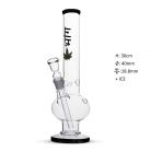 Glasbong mit Eis - 30cm - 18.8er Schliff